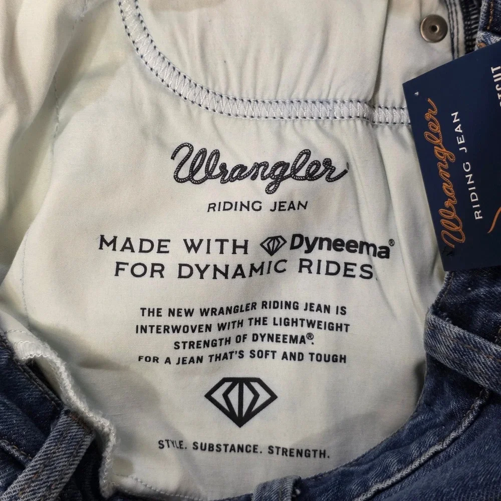 Wrangler Riding Jean Women 27x36 Blue High Rise Bootcut Rodeo Lillian‎ 112367607